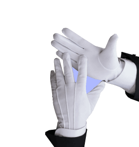 white gloves
