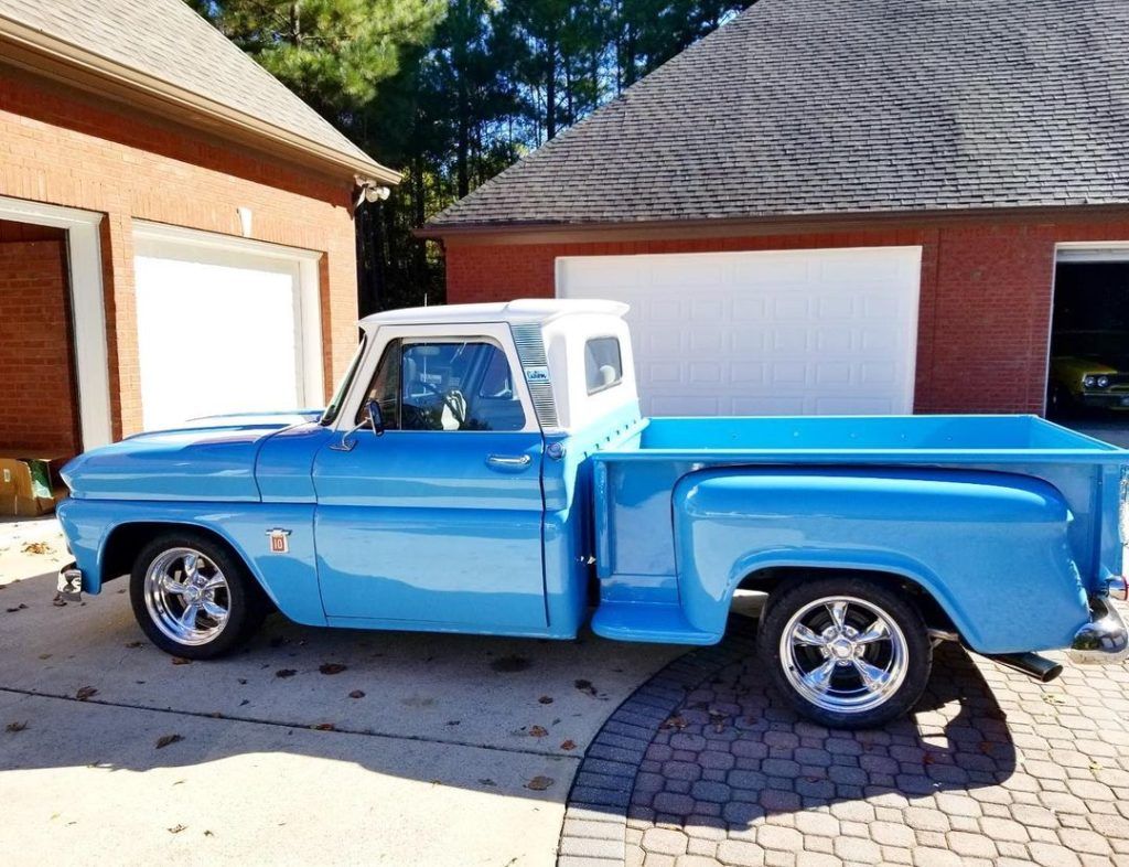 Chevy Pickup truck in blue