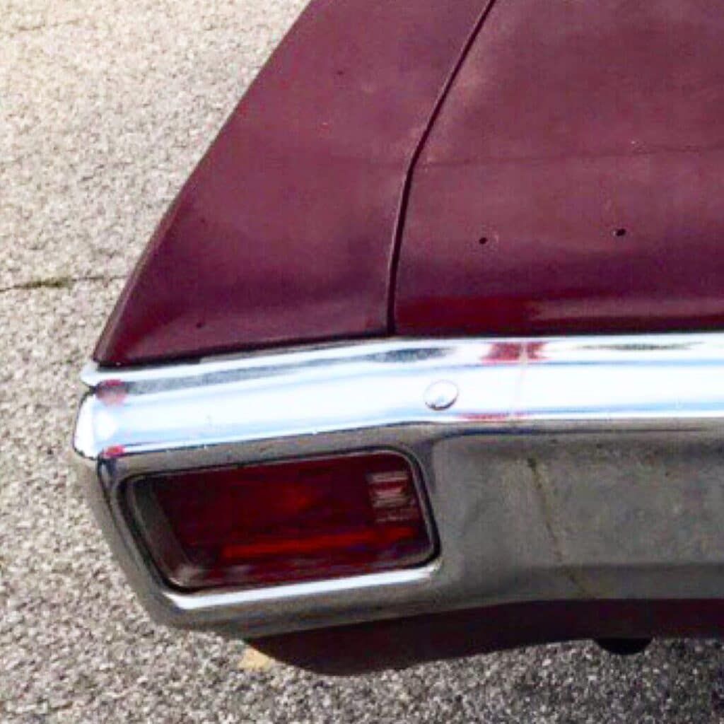 back headlight of 1970 chevelle 